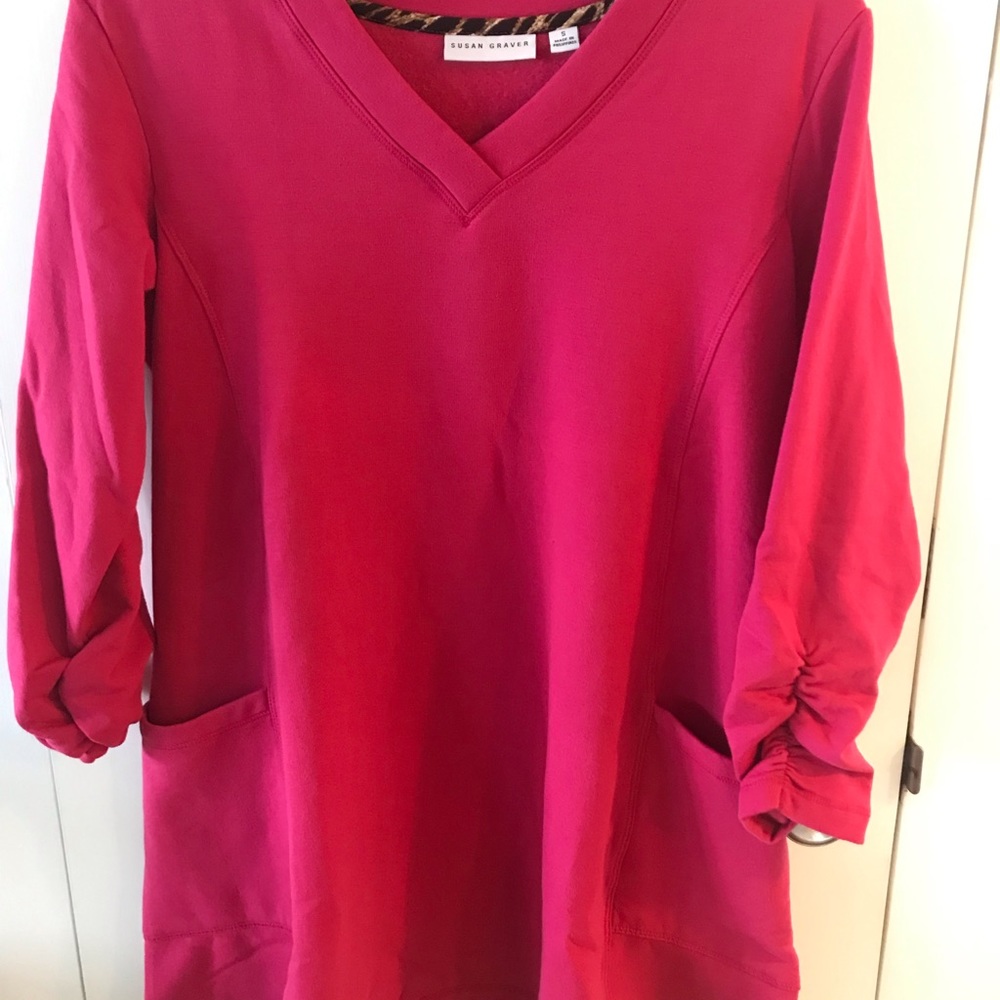 Like new Susan Graver fleece top